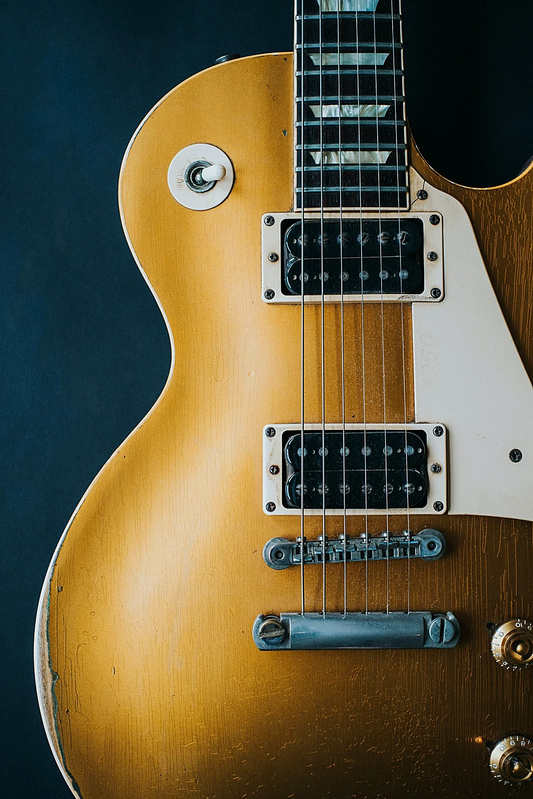 E-Gitarre (Les Paul Goldtop)